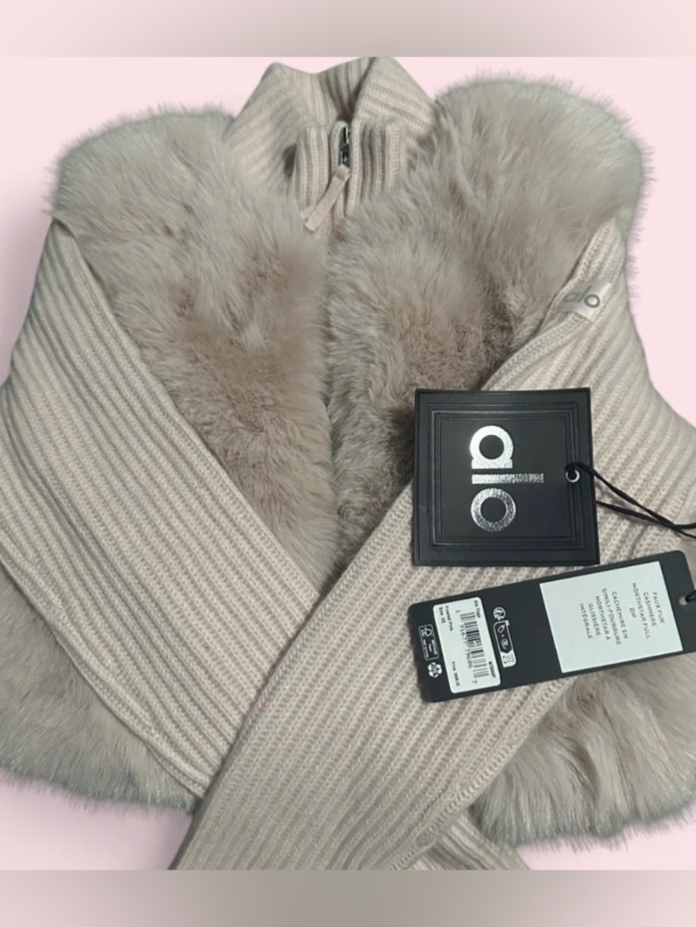 Alo Faux Fur Cashmere Northstar Fullzip